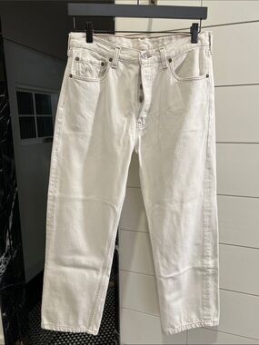 Vintage Levi’s 501XX cream jeans 30x26